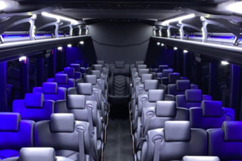 Anderson Charter Bus Interior